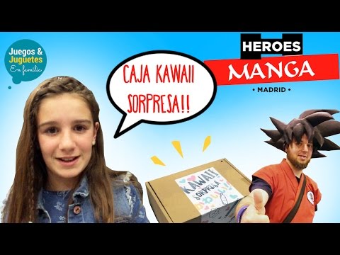 CAJA KAWAII SORPRESA EN HÉROES MANGA // Juegos y Juguetes en Familia