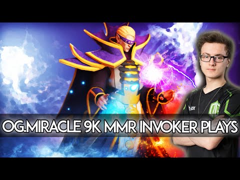 Miracle- 9k MMR Invoker Plays vs. Newbee Dota 2