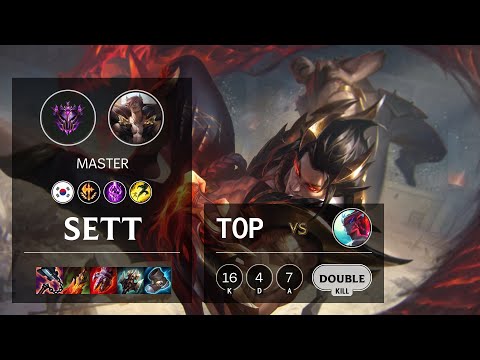Sett Top vs Yone - KR Master Patch 11.18