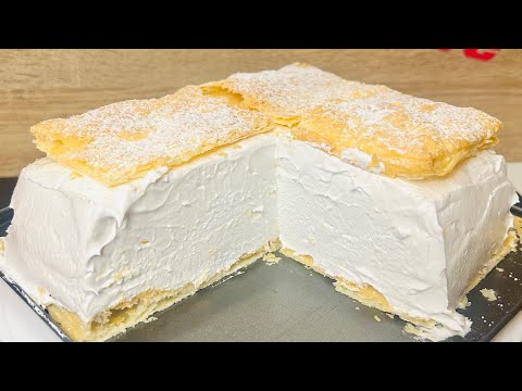 Šampita sa lisnatim tijestom☺️Kalorijska bomba😋😁