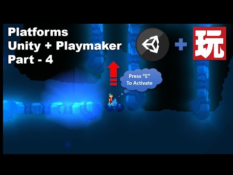 2D Platformer with Unity and Playmaker - Create a Controllable Elevator Platform