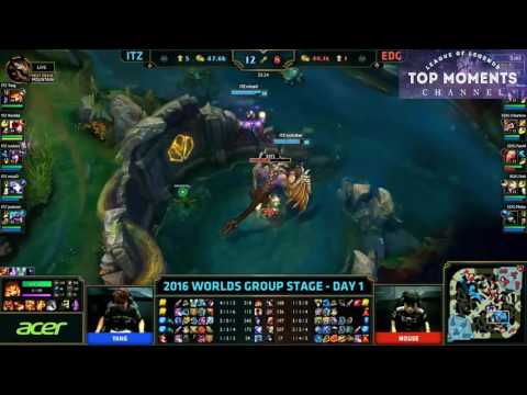 TM Channel - INTZ vs EDG Highlights - League of Legends World Championship 2016 Day 1 Group C.