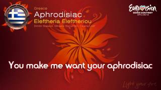 Eleftheria Eleftheriou-Aphrodisiac(Greece)-Eurovision Song Contest 2012 - on screen lyrics (HD)