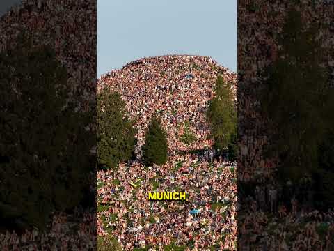 Taylor Swift’s Epic Reaction to the Massive Hillside Crowd at Eras Tour Munich #taylorswift