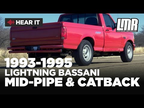 1993-1995 Ford SVT Lightning Bassani Mid-Pipe & Cat Back Exhaust - Sound Clips