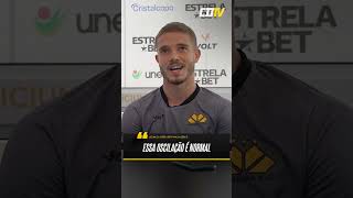 Oscilação normal e esperança no acesso! Confira o que Léo Naldi comentou em entrevista coletiva