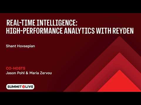 Watch: Lakehouse RT: Real-Time Analytics at Scale with Databricks