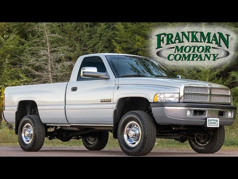 46K Mile - Manual 5.9 Cummins '99 Dodge 2500 SLT - Frankman Motors Company - Walk around Driving