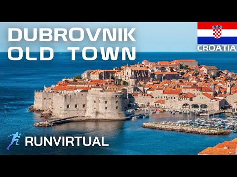 Running in Dubrovnik (Croatia): Old Town and Medieval Walls