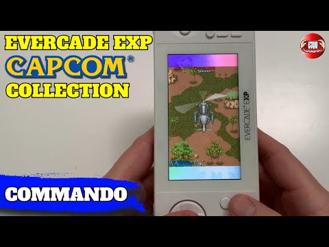 Evercade Exp Capcom Collection - First Look at Commando via Tate Mode!