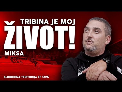 DEJAN MIHAJLOVIĆ MIKSA - IKONA FF TRIBINE. 30 GODINA OD PODIGNUTIH RUKU SA "NAPRED SLOBODA"  ST#25