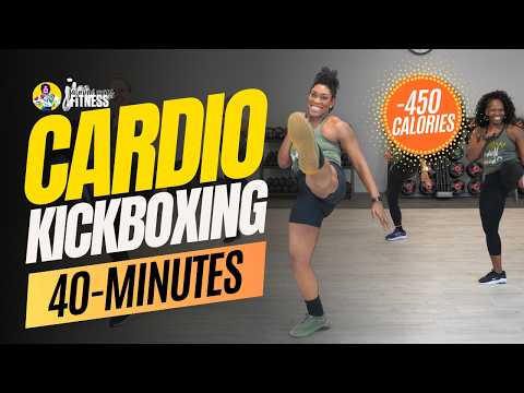 40-Minute Cardio Kickboxing Workout | High-Intensity | Weight Loss