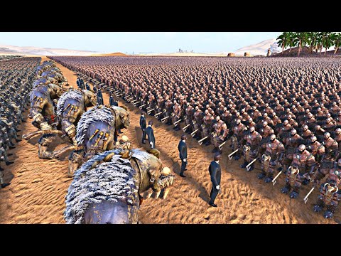 SPECIAL FORCES & TROLL KING ATTACKED BY 2,000,000 ORC ARMY - Epic Battle Simulator 2 - UEBS 2