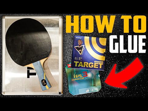 How to Glue your Table Tennis Rubbers