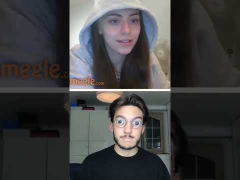 Girl reaction after seeing a handsome boy on Omegle #shorts #omegle #viral #trending #fahadomegle