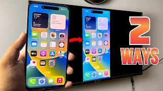 [2 Ways] Screen Mirroring with iPhone iOS 16 to Smart TV (Wirelessly - No Apple TV Required) 2022