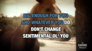 Sentimental Ol&#39; You in the Style of &quot;Charly McClain&quot; with lyrics (no lead vocal)