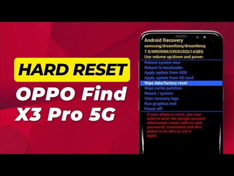 OPPO Find X3 Pro 5G Hard Reset (Quick & Easy)