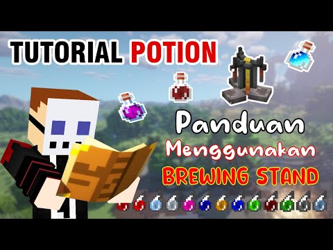 MasReza2619 - guide to using brewing stand - minecraft bedrock potion tutorial (MCPE/Xbox/PS/Switch/Win10)