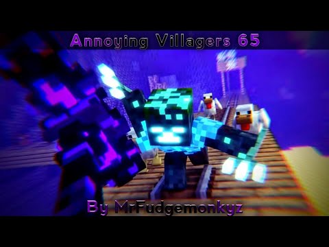 Reacting to Annoying Villagers 65(A Minecraft Animation)