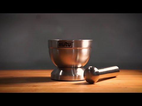 Mortar dan Alu Untuk Obat Stainless - MI-100 on Youtube