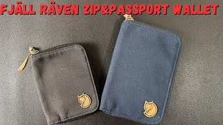 Fjällräven Zip Wallet And Passport Wallet Overview!