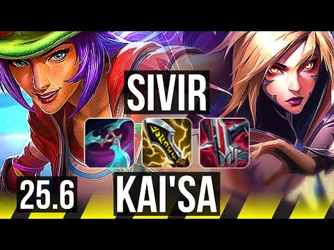 SIVIR & Karma vs KAI'SA & Thresh (ADC) | 56k DMG, 13/6/20 | KR Master | 25.6