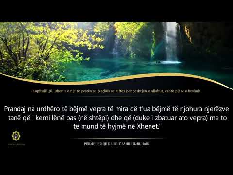 38. Dhënia e një të pestës së plaçkës së luftës për çështjen e Allahut është pjesë e besimit