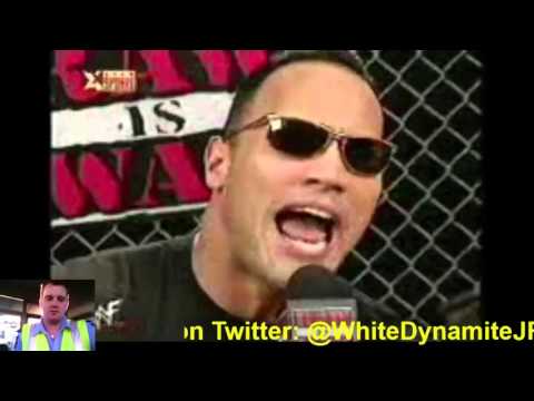 The rock talking about hell in a cell