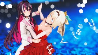 【ホロライブMMD】あずいろ『よくばり』4K #mmdホロライブ #azki #風真いろは