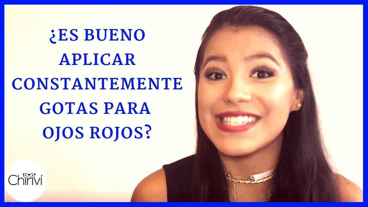 ¿Puedo usar gotas para los ojos rojos | Consecuencias