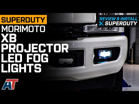 2017-2019 SuperDuty Morimoto XB Projector LED Fog Lights Review & Install