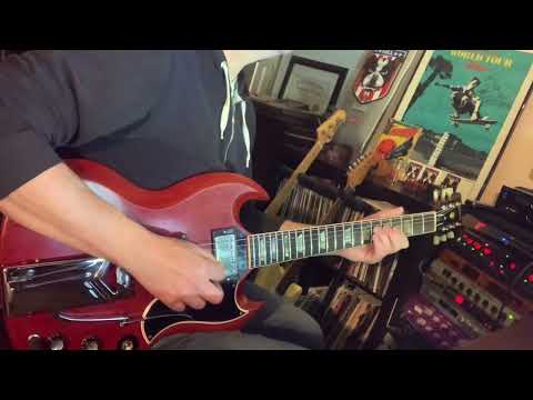 Frank Zappa Cosmic Debris guitar jam with a 1962 Gibson Les Paul SG standard with PAFs