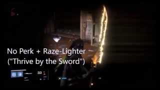 Destiny Year 2 - Shine On, Inverse Shadow, Bad Juju, and Raze-Lighter testing