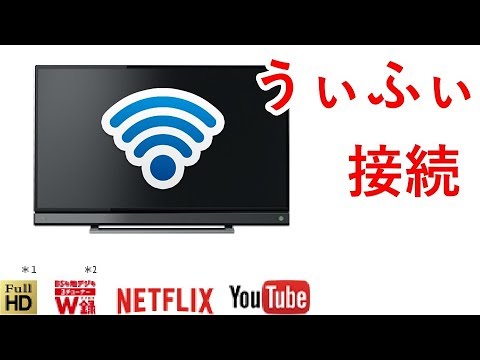 TOSHIBA液晶テレビを無線LAN接続したった