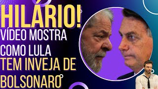 HILÁRIO: vídeo genial reúne cenas de Lula pagando mico com inveja de Bolsonaro!