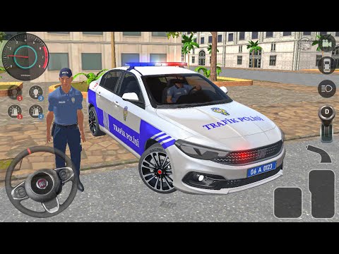 Fiat Egea Türk Polis Arabası Sürüş Oyunu - Polis Oyunu 2025 #119 - Android GamePlay