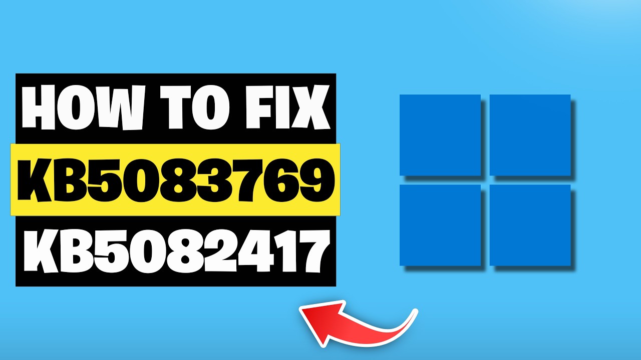 KB5083769/KB5082417 Update Not Installing Error Code 0x800f0991/0x800f081f/0x80070306 Windows 11 FIX