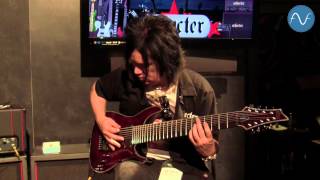 Video thumbnail for [NAMM] Schecter Hellraiser C-9 - 9-string guitar by Audiofanzine in English