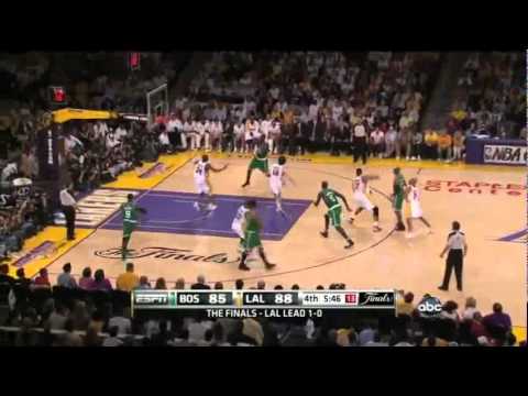 Celtics vs Lakers Game 2 Rajon Rondo highlights 19 points, 12 assists, 10 rebounds