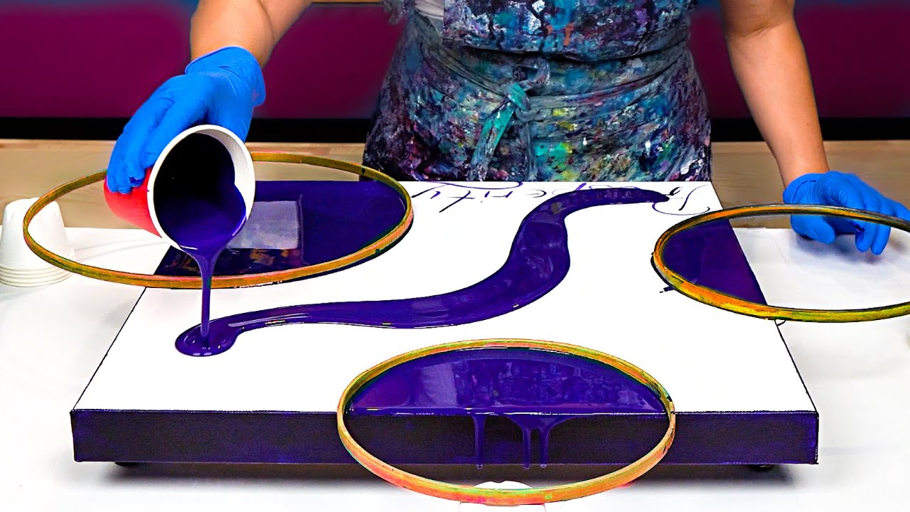 Most Creative Art Ideas Acrylic Pouring Compilation🤩 6 Spectacular P