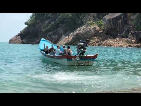 Taxi boat to Haad Rin beach, Koh Phangan, Thailand