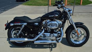 2015 Harley-Davidson® XL1200C - Sportster® 1200 Custom Vivid Black