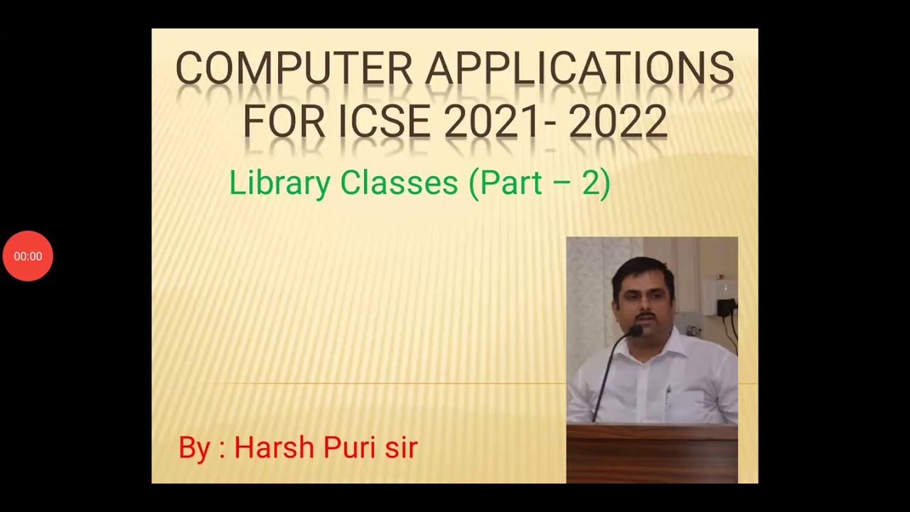 Computer Applications for ICSE || Library Classes with Mathematical Functions (Part - 2)