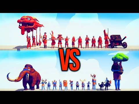 DYNASTY TEAM vs TRIBAL TEAM #65 | TABS - Totally Accurate Battle Simulator