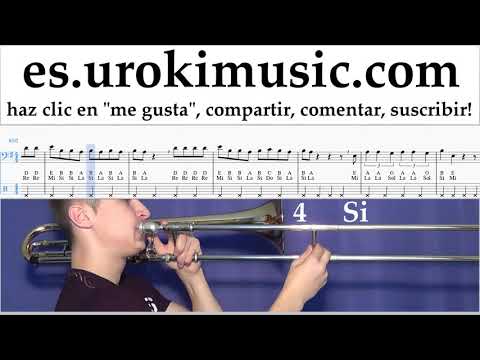 Tutorial de Trombón Lele Pons - Celoso Clases Notas um-i927