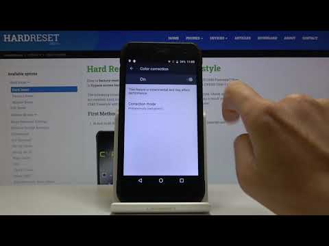 How to Adjust Colour Correction in CYRUS CS40 FREESTYLE – Activate Colour Correction