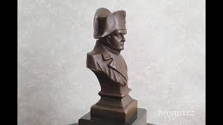 Napoleon Bonaparte – bronzová soška A. Canova, signováno, číslováno