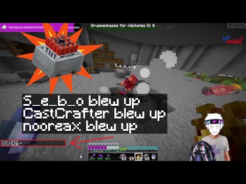 CastCrafter demonstriert wie TNT-Minecarts funktionieren - Minecraft Stone Attack