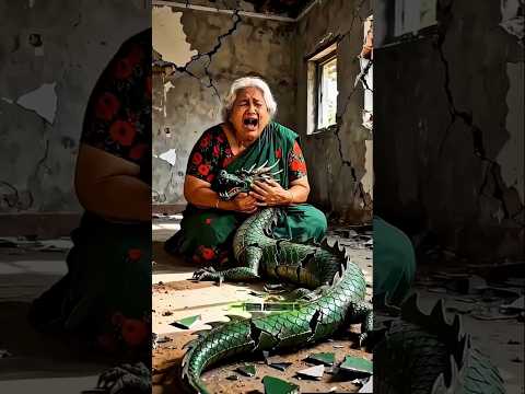 垃圾堆裡撿到寶？！👵👴 奶奶驚見「巨型鐵龍」抱回家，爺爺也不甘示弱搬回「鑽石神龍」！這結局也太治癒了吧... ✨🐉💎